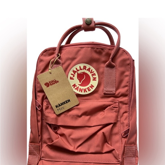 Fjallraven • NWT Mini Kanken Backback, Dahlia, Water Resistant - Picture 5 of 9